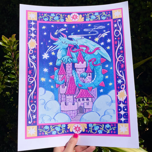 Dreamy Dragon 11x14" Print