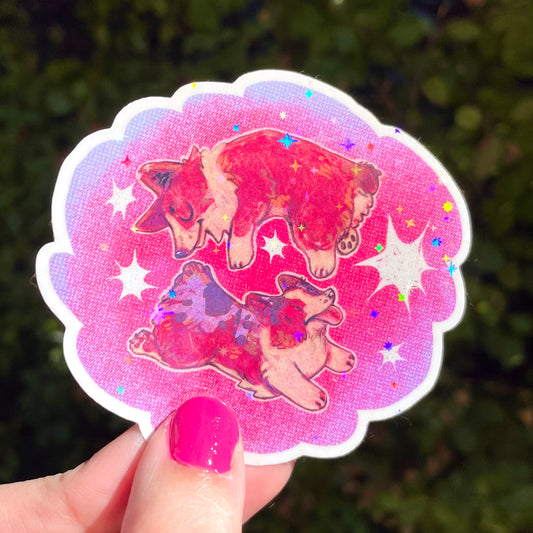 Star Corgis Sticker