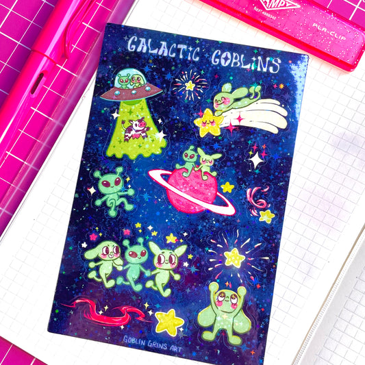 Galactic Goblins Sticker Sheet