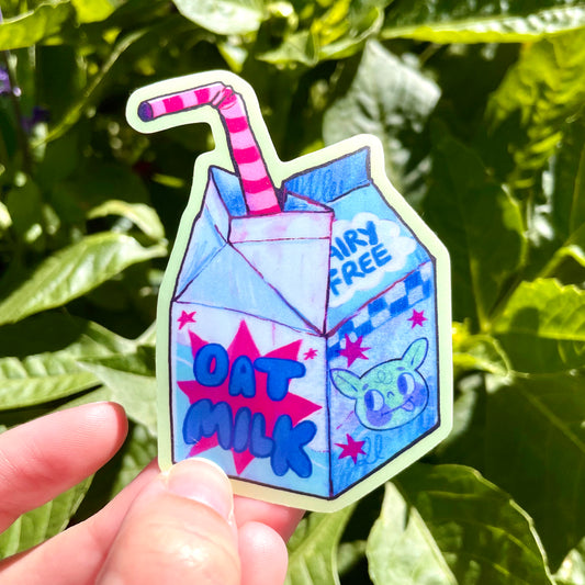 Oat Milk Sticker