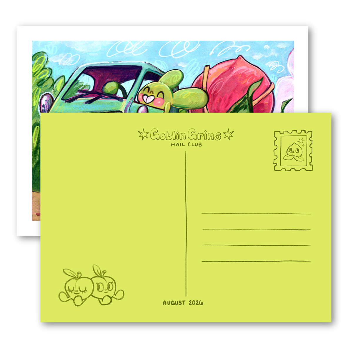 August 2026 5x7" Postcard
