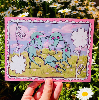 Dancing Goblins 5x7" Print