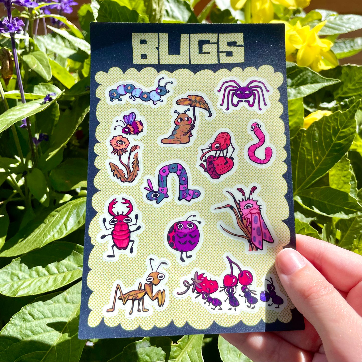 Bug Sticker Sheet