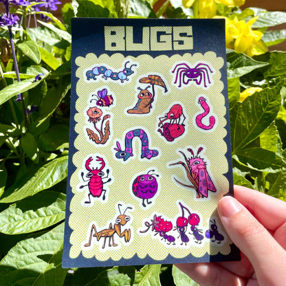 Bug Sticker Sheet
