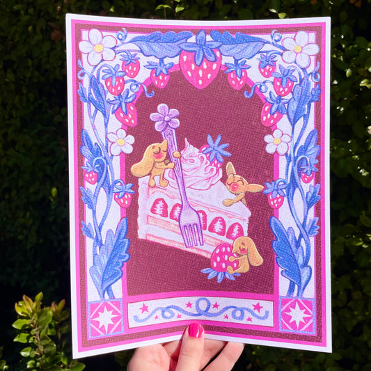 Strawberry Goobs 8x10" Print