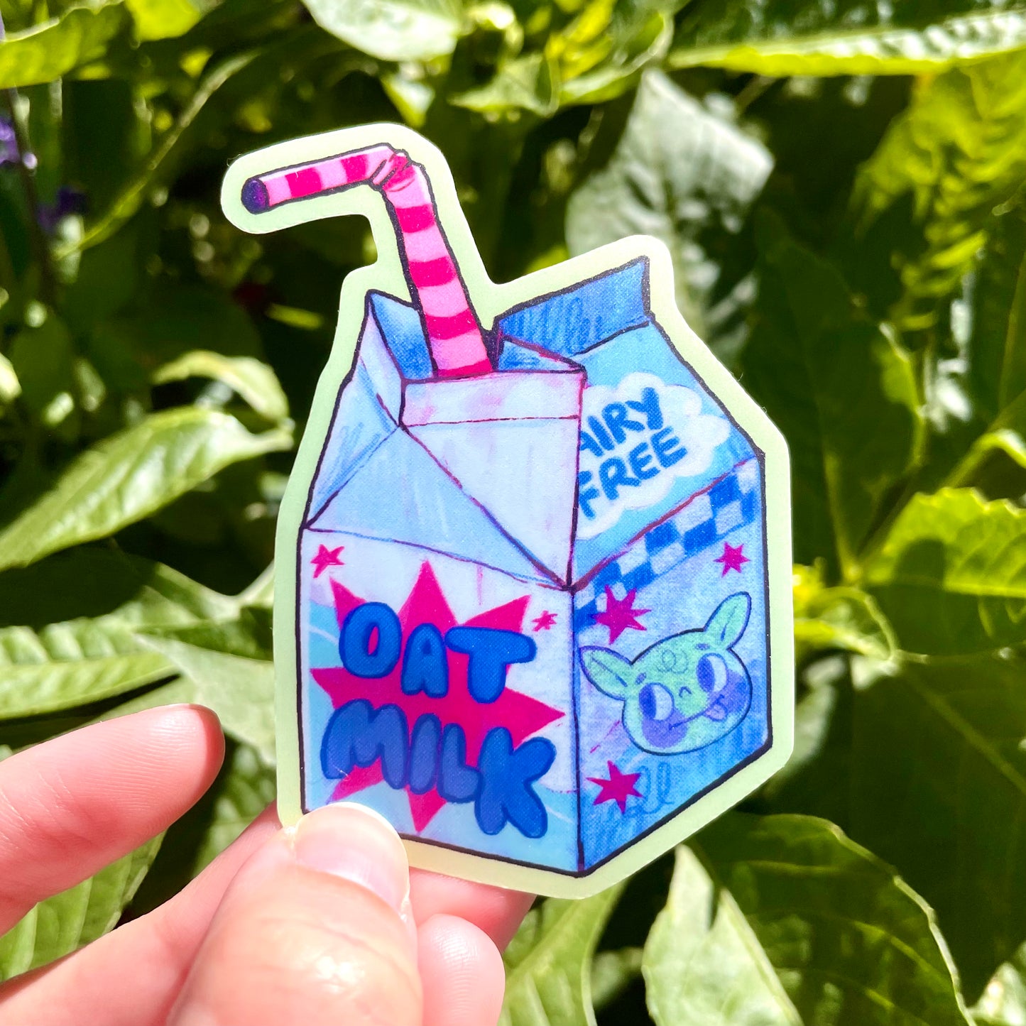 Oat Milk Sticker