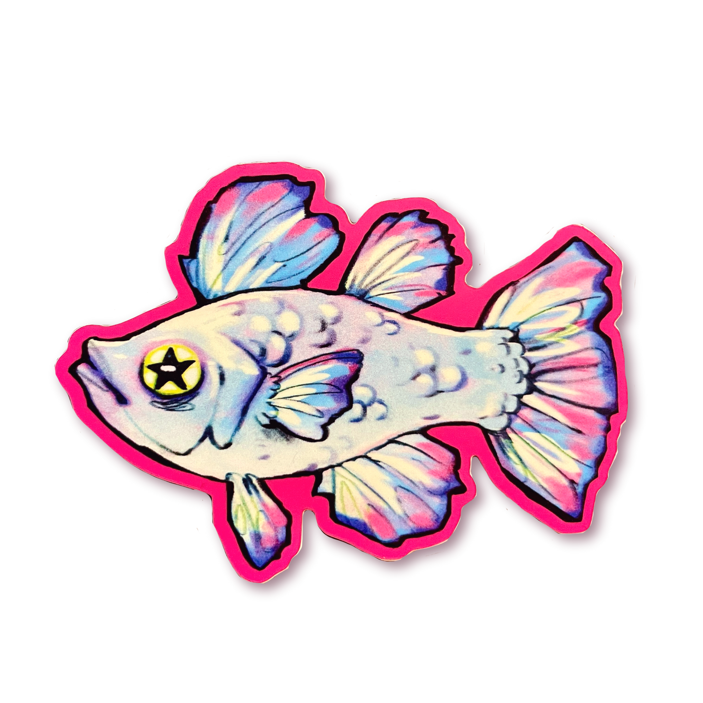 Guppy Boy Sticker