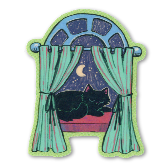 Sleepy Stella Sticker