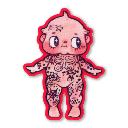Tatted Kewpie Sticker