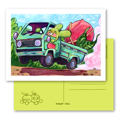 August 2026 5x7" Postcard