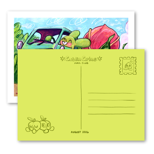 August 2026 5x7" Postcard