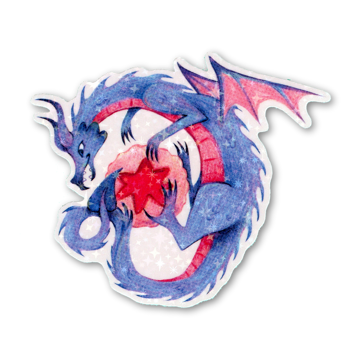 Cookie Dragon Sticker