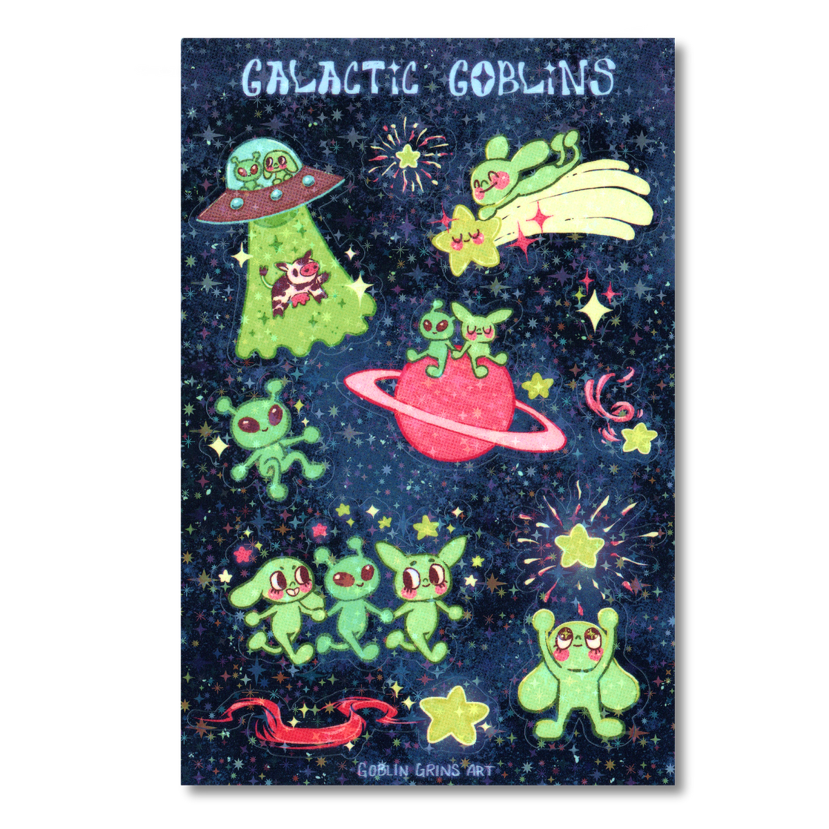 Galactic Goblins Sticker Sheet