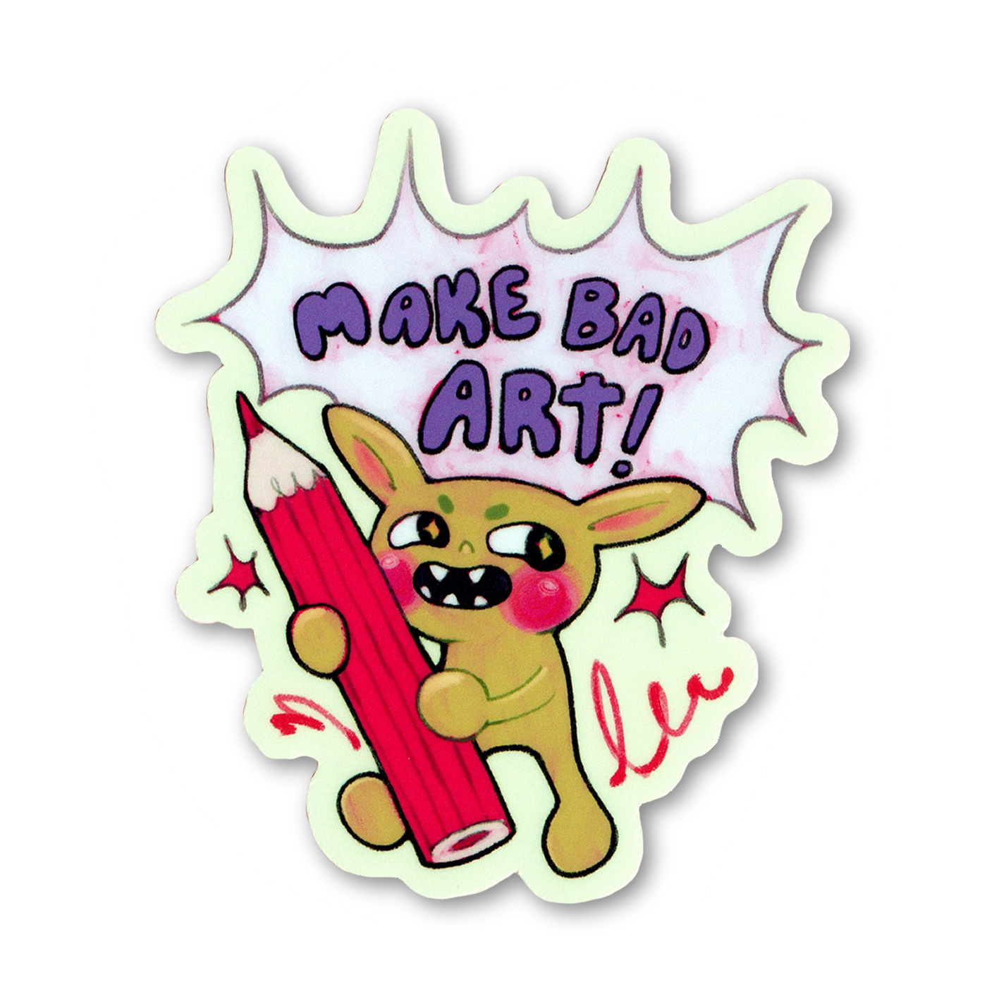 Make Bad Art Sticker