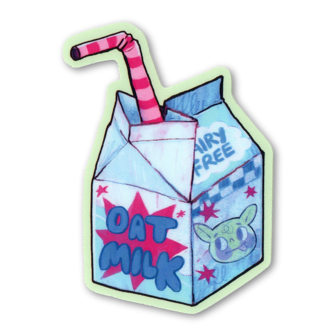 Oat Milk Sticker