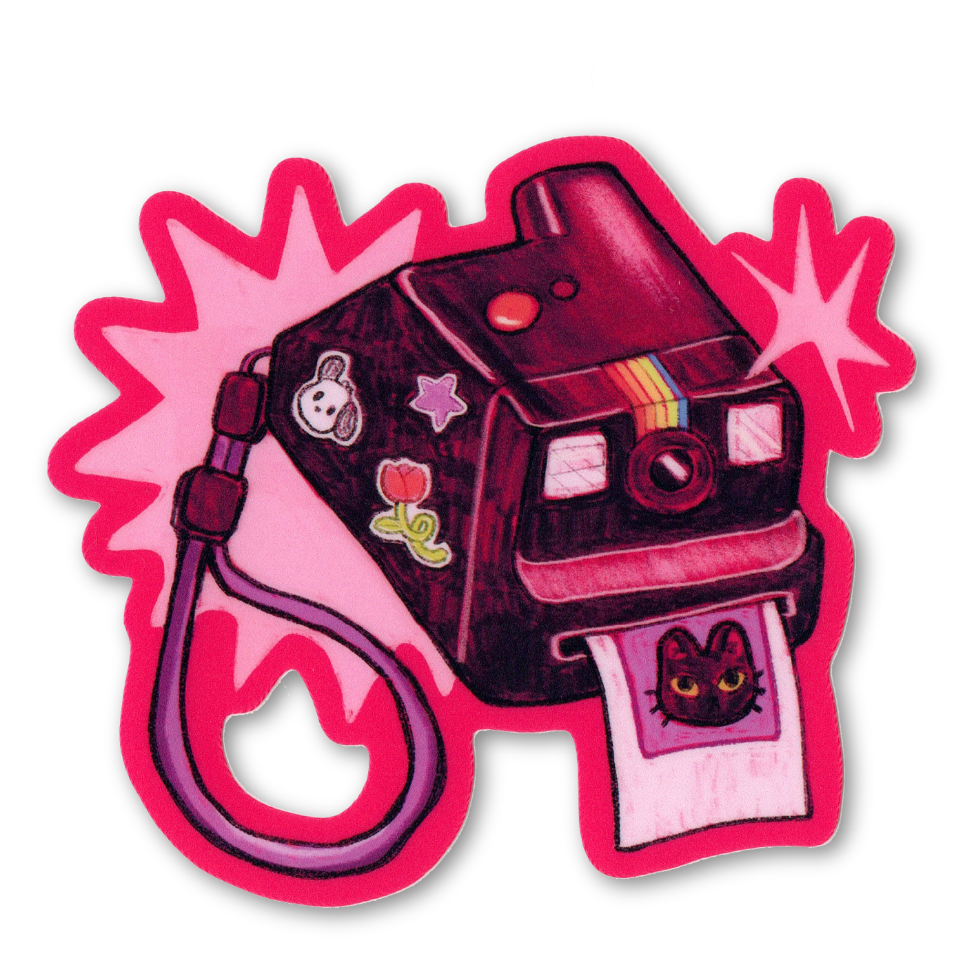 Cute Polaroid Sticker