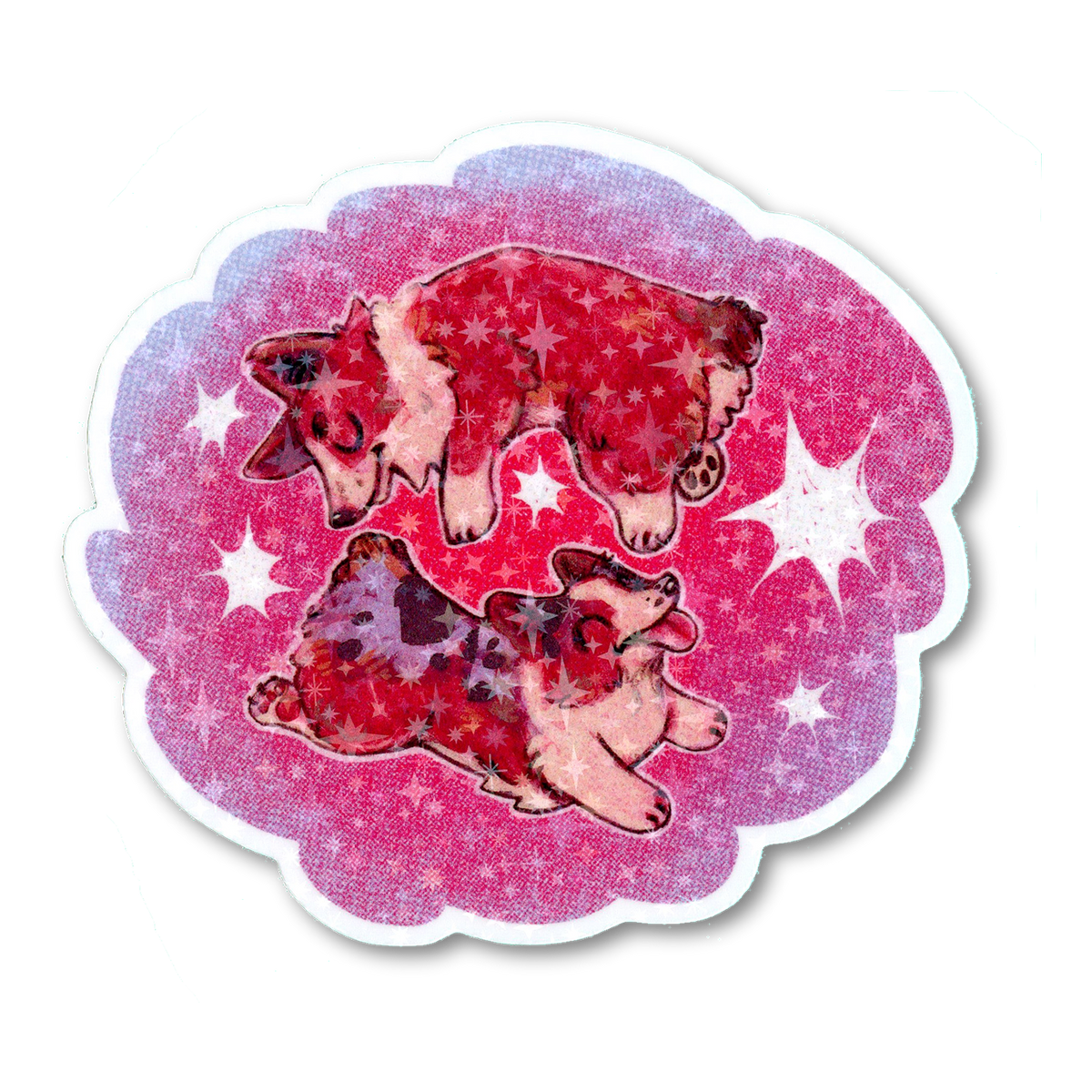 Star Corgis Sticker